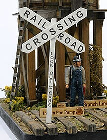 Berkshire Valley HO scale railroad crossbucks 2031
