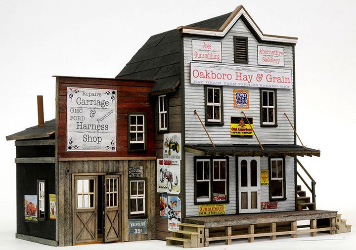 Banta Modelworks HO Scale Oakboro Hay & Grain Kit – 2153 — exact product reference