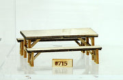 Berkshire Valley O Scale Mess Hall Tables & Benches – 2 Sets – 715