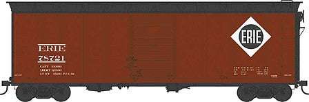 Bowser 43159 HO Scale 40' Steel-Side Boxcar – Erie 78856 product image
