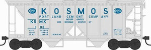 Bowser 43272 HO Scale H34 Covered Hopper, Kosmos Cement #106 product image