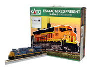 N ES40DC “Gevo” and Mixed Freight Starter set – CSX (106-0021) exact product view 1