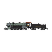 Broadway Limited 3993 N scale Texas and Pacific 802 USRA Light Mikado side view