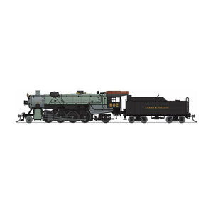 Broadway Limited 3993 N scale Texas and Pacific 802 USRA Light Mikado side view