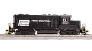 Broadway Limited HO Penn Central EMD GP20 Black w/ White DCC Sound #2107 - 7458 — exact product reference view 4