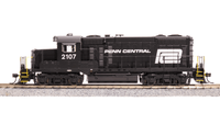 Broadway Limited HO Penn Central EMD GP20 Black w/ White DCC Sound #2107 - 7458 — exact product reference view 5