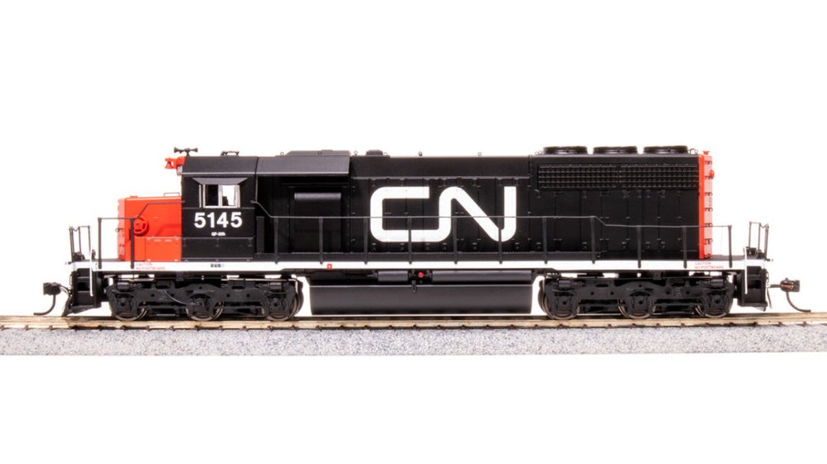 Broadway Limited HO Scale Canadian National EMD SD40 Noodle Sound DCC #5228 - 7635 — exact product reference