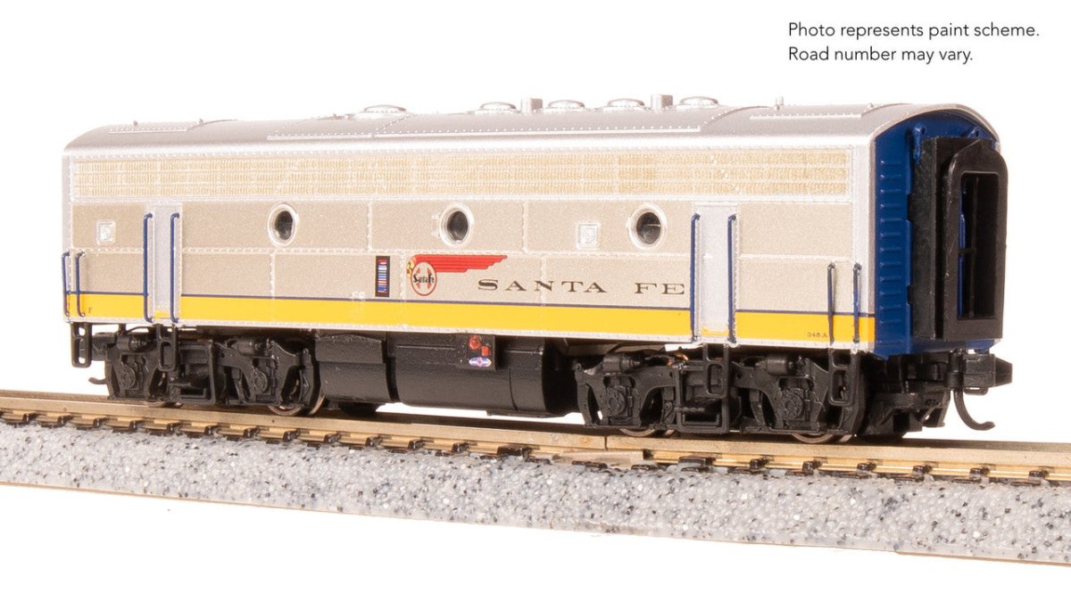 Broadway Limited N Scale F7 B-Unit ATSF #351A DC Stealth Diesel New - 9278 — exact product reference
