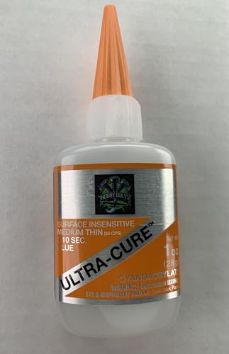 Bob Smith Industries Ultra-Cure Medium Thin CA Glue 1 oz package