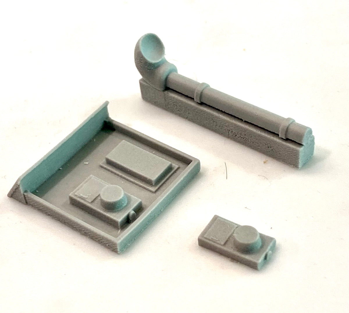 Bar Mills 04040 O scale electrical box set - unpainted resin castings