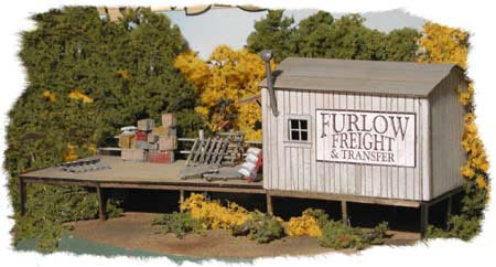 Bar Mills HO Scale Furlow Freight & Transfer Kit – 0712 — exact product reference