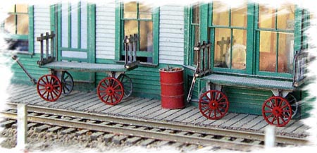 Bar Mills HO Scale Twin Baggage Carts Kit – 0782 — exact product reference