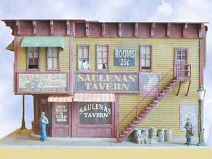 Bar Mills HO Saulena's Tavern Laser-Cut Structure Kit - product view 1