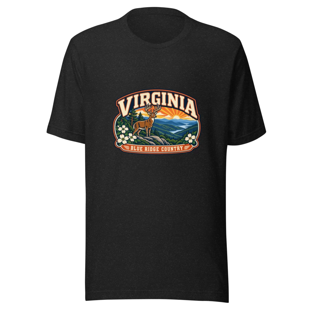 Virginia State Heritage Premium T-Shirt product mockup