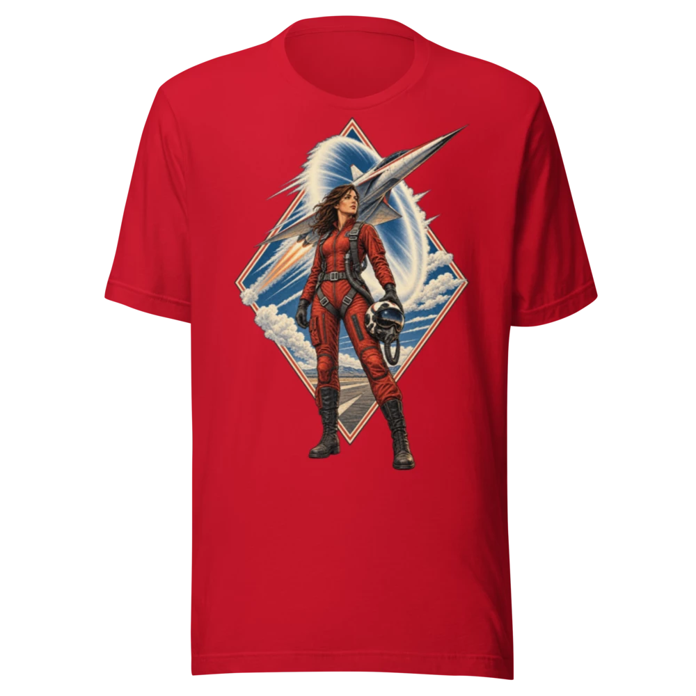 US Service Aviation Heroine 43 T-Shirt product mockup