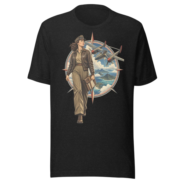 US Service Aviation Heroine 18 T-Shirt product mockup