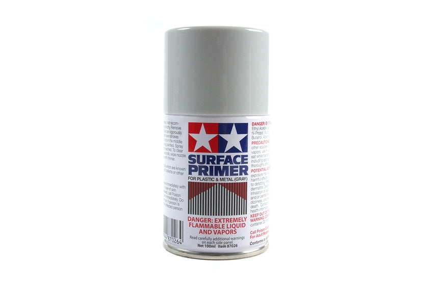 Tamiya Surface Primer/Plastic Metal – 87026 — exact product reference