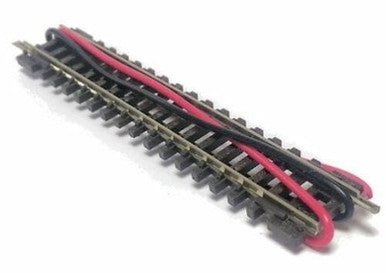 PECO PCOST-10 N scale Code 80 pre-wired standard straight track — exact product image