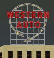 Miller Engineering 2481 Western Auto billboard