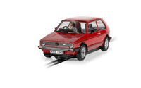 Scalextric C4490 Volkswagen Golf GTI Red rear three-quarter view