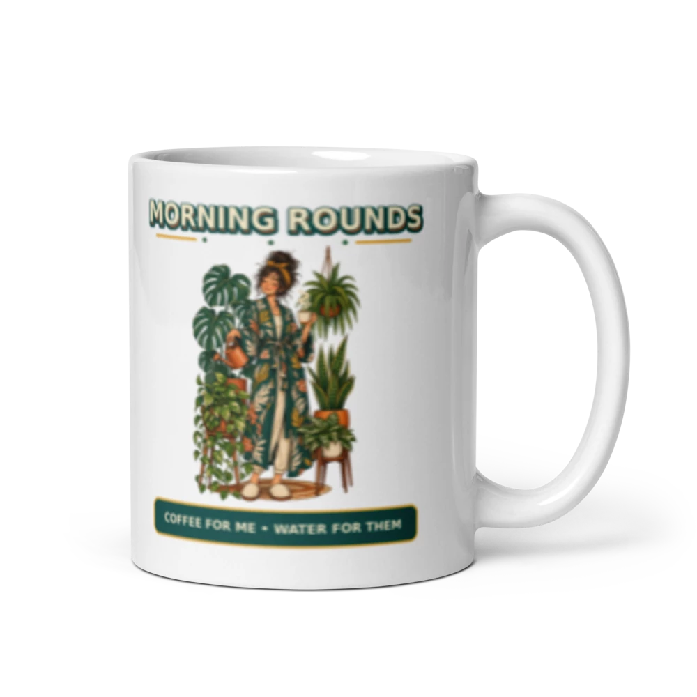 Morning Rounds Coffee Water Mug product mockup