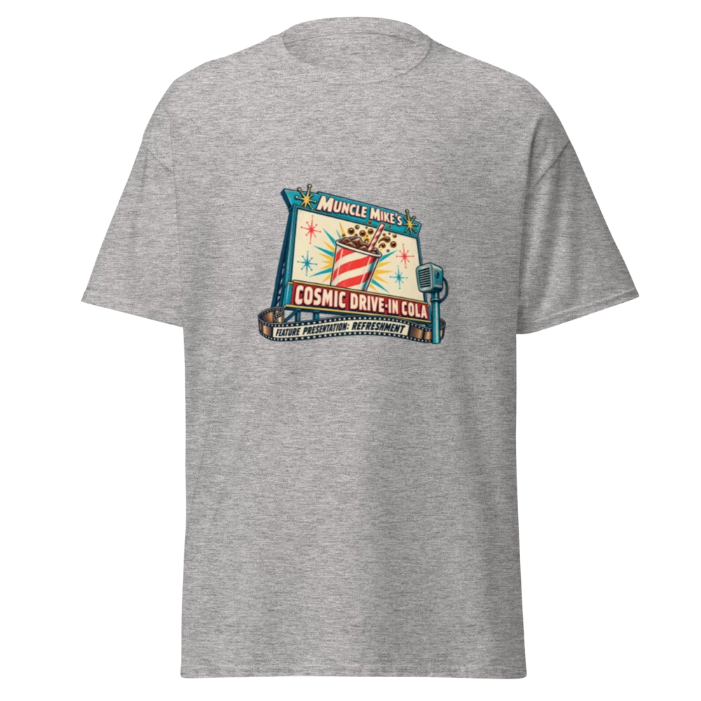 Cosmic Drive-In Cola T-Shirt product mockup