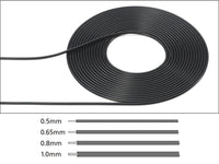Tamiya 1/24 Cable (Outer Dia 0.8Mm/Black) – 12677 — exact product reference view 3
