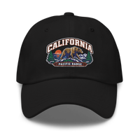 California embroidered dad hat in Black