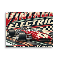Vintage Electric Canvas Print product mockup