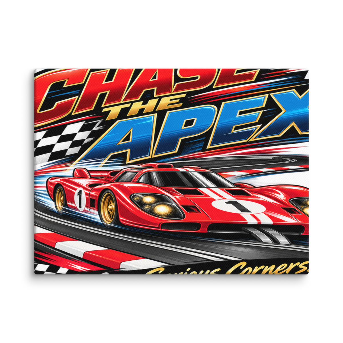 Chase the Apex Canvas Print product mockup
