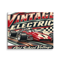 Vintage Electric Canvas Print product mockup 2