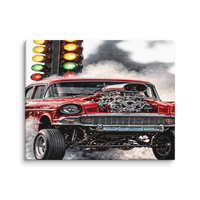 Red Gasser Launch Canvas Print product mockup 2