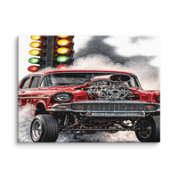 Red Gasser Launch Canvas Print product mockup 3
