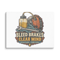Bleed Brakes Clear Mind Canvas Print product mockup 3