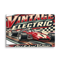 Vintage Electric Canvas Print product mockup 4