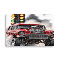 Red Gasser Launch Canvas Print product mockup 4