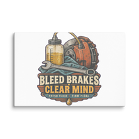 Bleed Brakes Clear Mind Canvas Print product mockup 4