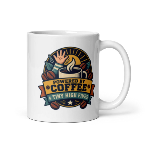 New Dad Department / Coffee and Tiny High Fives product mockup