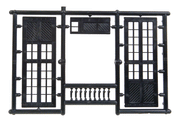 Central Valley HO Large Double Shop Doors – 3 Pairs 1605 – parts or assembled example