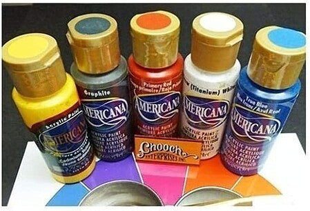 Chooch Rainbow First Coat Acrylic Paint Set - 5 Colors - product view 1