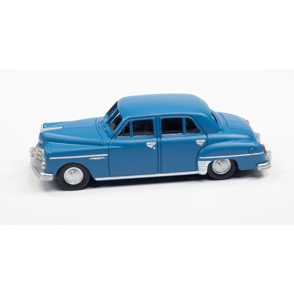 Classic Metal Works 30665 HO scale 1950 Dodge Coronet in La Plata Blue