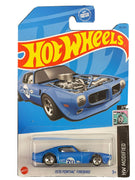 Collectable Carded Hot Wheels 2023 - 1970 Pontiac Firebird - Blue