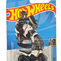 Collectable Carded Hot Wheels 2023 - Ducati DesertX - White and Red