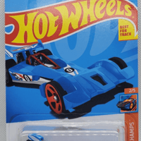 Collectable Carded Hot Wheels 2023 -Hot Wired - Light Blue and White 0