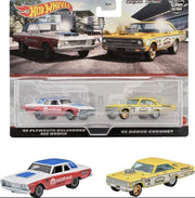 Collectable Carded Hot Wheels - Car Culture - 1965 Dodge Coronet - 1963 Plymouth Belvedere 426 Wedge– product image 1