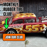 Custom Built Rubber Tire Monthly Box: Muncle Mikes Rubber Tire Hot Wheels Monthly Box Club