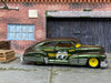 Custom Hot Wheels - 1947 Chevy Fleetline - Custom Green to Copper Chameleon Mooneyes - Yellow Steel Wheels - Rubber Tires