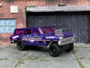 Custom Hot Wheels - 1964 Chevy Nova Station Wagon Gasser - Super Nova Purple - Black Mag Wheels - Big Rubber Tires