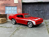 Custom Hot Wheels - 1969 Chevy Camaro COPO - Red and White - Chrome Race Wheels - Rubber Tires