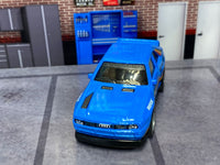 1984 Audi Sport Quattro custom Hot Wheels, front view with Audi grille and hood vents